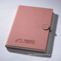 PU Leather linen hardcover personalized agenda notebook